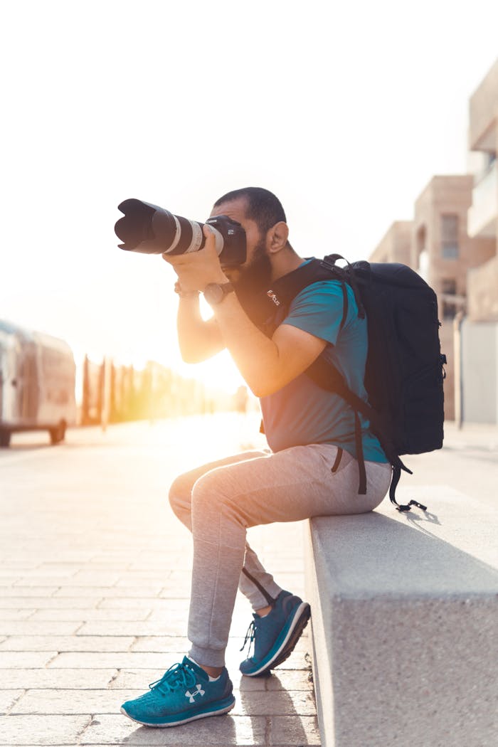 Mastering the First Impression: Your intriguing post title goes here A photographer takes street shots in Rabat, Morocco during the day.